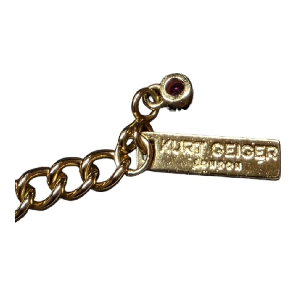 Kurt Geiger Gold Tone Bracelet with Eagle Head Charm NWT - Picture 3 of 4